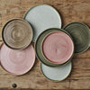 Churchill Stonecast Walled Plates Pink 260mm (Pack of 6) - CX637 Plates Churchill