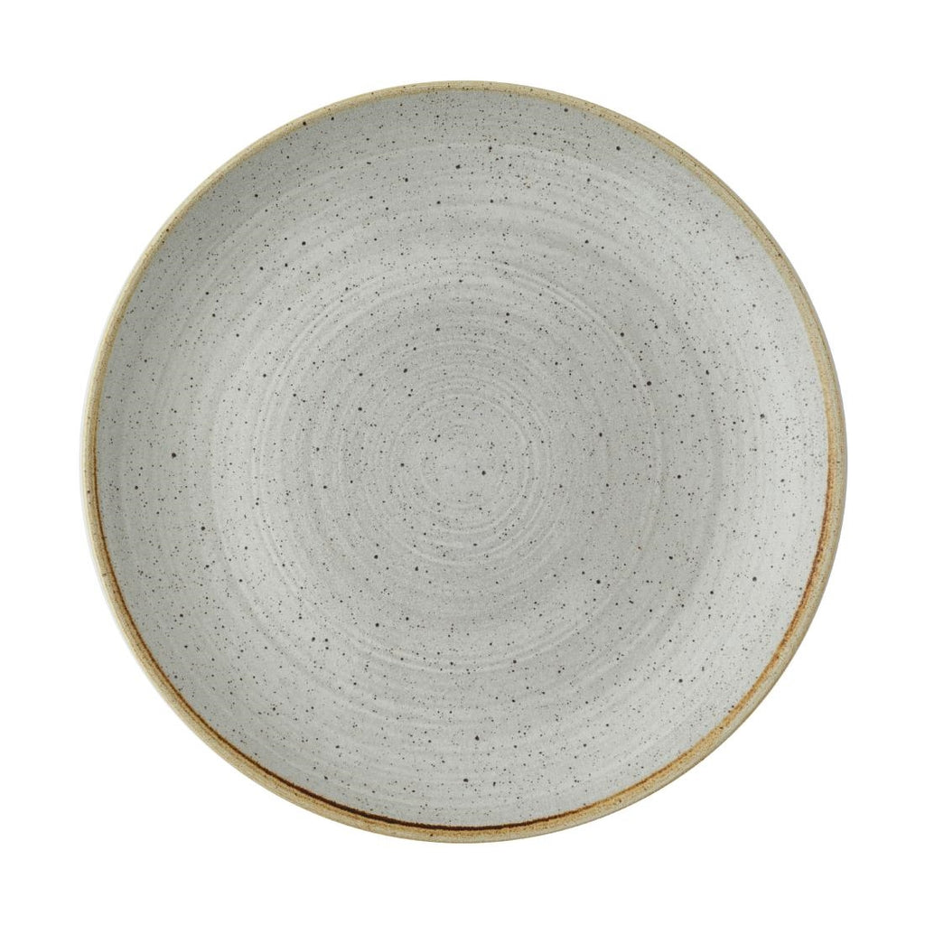 Churchill Stonecast Raw Evolve Coupe Plates Grey 260mm (Pack of 12) - CX648 Plates Churchill