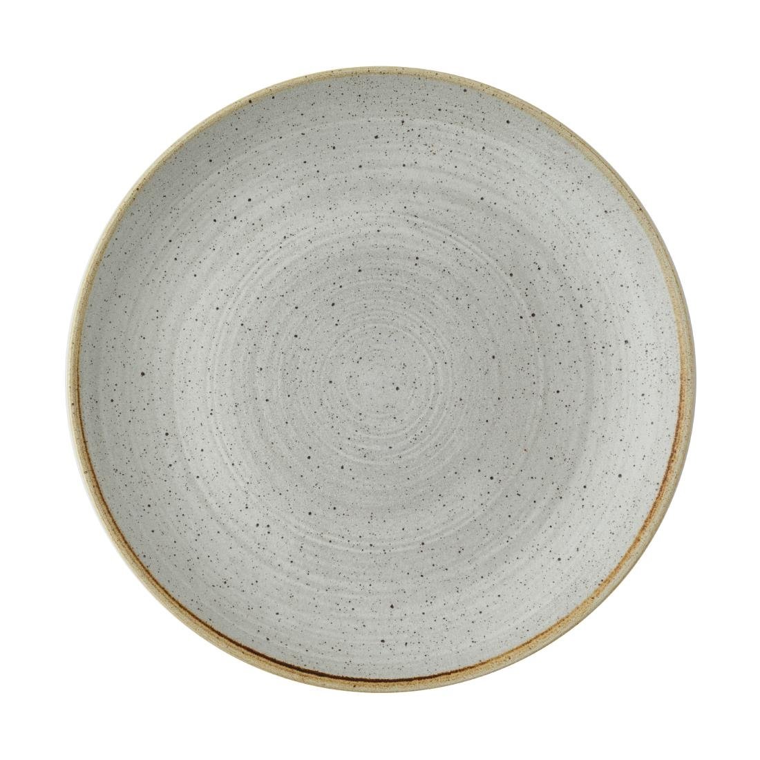 Churchill Stonecast Raw Evolve Coupe Plates Grey 285mm (Pack of 12) - CX649 Plates Churchill