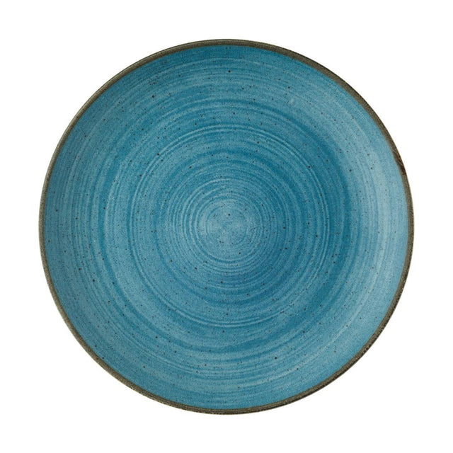 Churchill Stonecast Raw Evolve Coupe Plates Teal 260mm (Pack of 12) - CX658 Plates Churchill