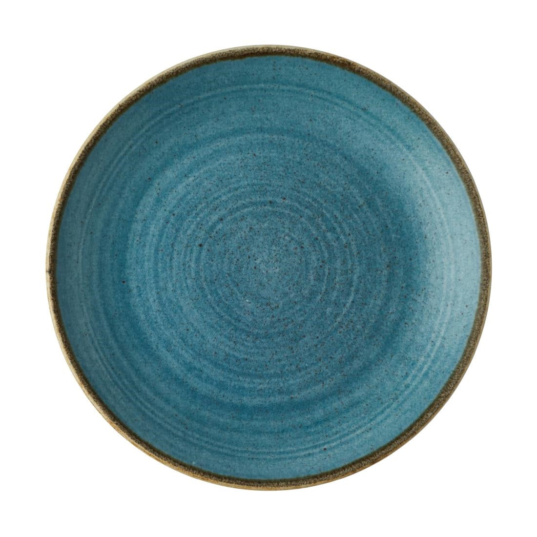 Churchill Stonecast Raw Evolve Coupe Plates Teal 165mm (Pack of 12) - CX662 Plates Churchill