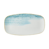 Churchill Homespun Accents Aquamarine Oblong Plates 296X152mm (Pack of 12) - CX674 Plates Churchill