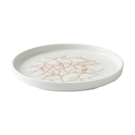 Churchill Studio Prints Kintsugi Walled Plates Coral 220mm (Pack of 6) - CX688 Plates Churchill