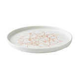 Churchill Studio Prints Kintsugi Walled Plates Coral 260mm (Pack of 6) - CX689 Plates Churchill