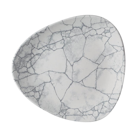Churchill Studio Prints Kintsugi Pearl Grey Lotus Plates 254mm (Pack of 12) - CX692 Plates Churchill