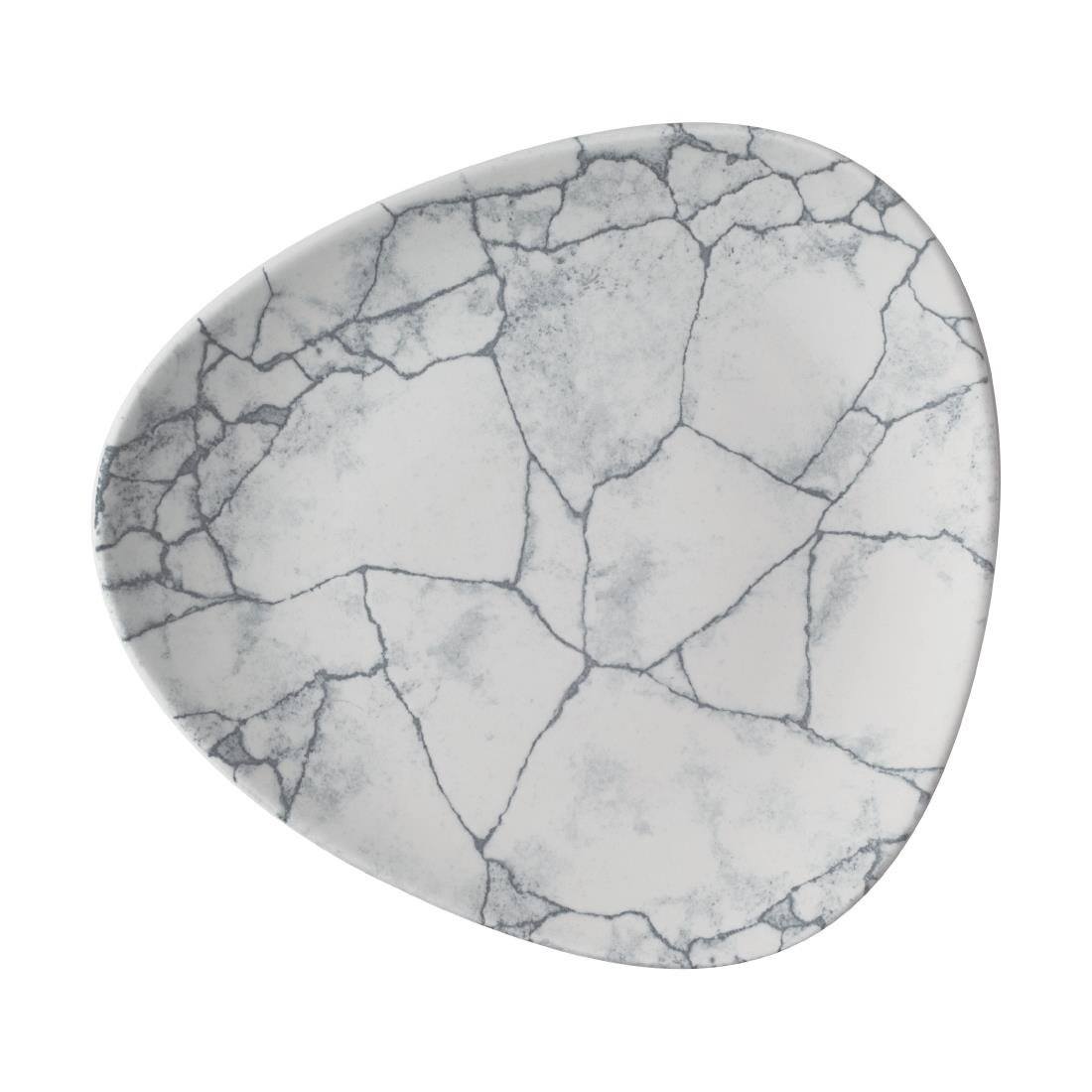 Churchill Studio Prints Kintsugi Pearl Grey Lotus Plates 178mm (Pack of 12) - CX693 Plates Churchill