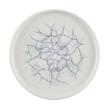 Churchill Studio Prints Kintsugi Pearl Walled Plates Grey 220mm (Pack of 6) - CX697 Plates Churchill