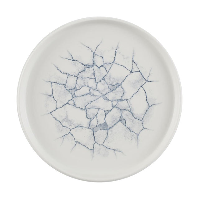 Churchill Studio Prints Kintsugi Pearl Walled Plates Grey 220mm (Pack of 6) - CX697 Plates Churchill