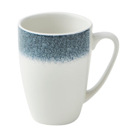 Churchill Raku Profile Mugs Topaz Blue 12oz (Pack of 12) - CX701 Churchill Super Vitrified Churchill   