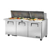 True Refrigerated Prep Table TSSU-72-30M-B-ST-HC - CX719  True   