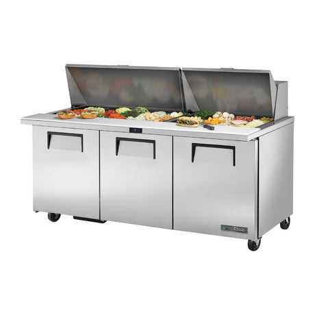 True Refrigerated Prep Table TSSU-72-30M-B-ST-HC - CX719  True   