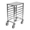 Matfer Bourgeat 7 Level Gastronorm Racking Trolley 1/1GN - CX727  Matfer Bourgeat   