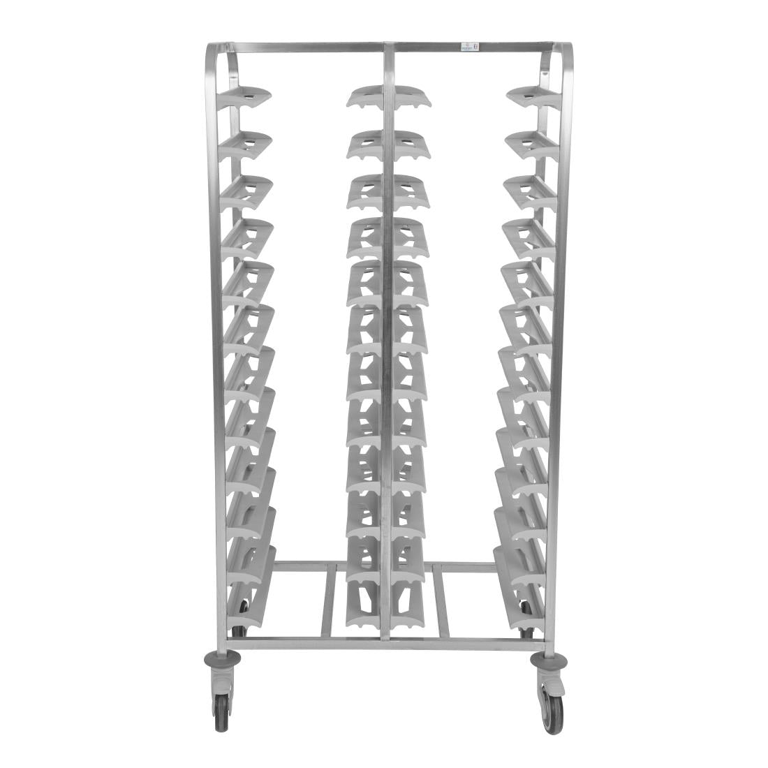 Matfer Bourgeat 24 Tray Cafeteria Trolley Grey - CX729  Matfer Bourgeat   