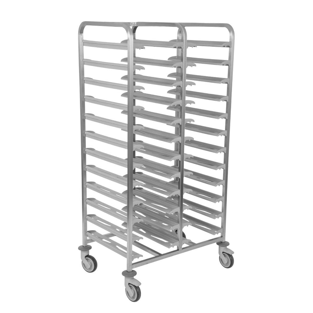 Matfer Bourgeat 24 Tray Cafeteria Trolley Grey - CX729  Matfer Bourgeat   