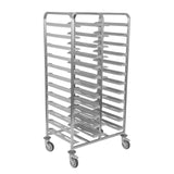 Matfer Bourgeat 24 Tray Cafeteria Trolley Grey - CX729  Matfer Bourgeat   