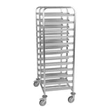 Matfer Bourgeat 24 Tray Cafeteria Trolley Grey - CX729  Matfer Bourgeat   