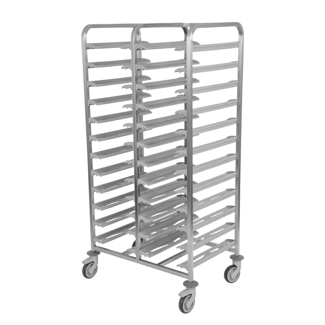 Matfer Bourgeat 24 Tray Cafeteria Trolley Grey - CX729  Matfer Bourgeat   