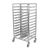 Matfer Bourgeat 24 Tray Cafeteria Trolley Grey - CX729  Matfer Bourgeat   