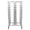 Matfer Bourgeat 24 Tray Cafeteria Trolley Grey - CX729  Matfer Bourgeat   