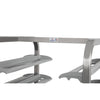 Matfer Bourgeat 24 Tray Cafeteria Trolley Grey - CX729  Matfer Bourgeat   