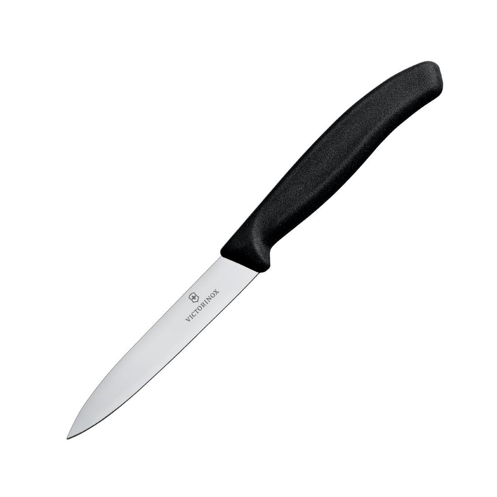 Victorinox Paring Knife Pointed Tip Black 10cm - CX743  Victorinox   