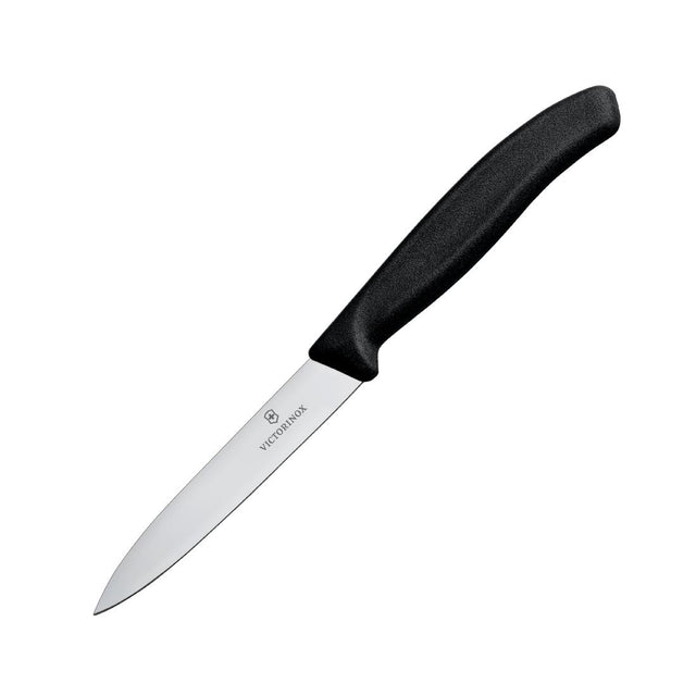 Victorinox Paring Knife Pointed Tip Black 10cm - CX743  Victorinox   