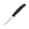 Victorinox Paring Knife Pointed Tip Serrated Edge Black 8cm - CX746  Victorinox   