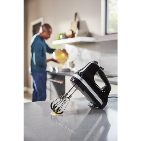 KitchenAid 6 Speed Hand Mixer with Flex Edge Beaters 5KHM6118BOB - CX779  Kitchenaid   