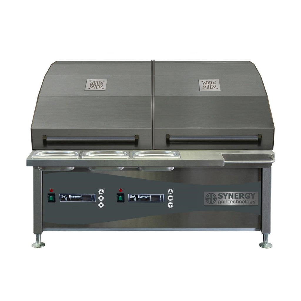 Synergy Grill Electric Chargrill Oven with Twin Lids CGO900DUALE - CX888  Synergy Grill   