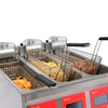FriFri Touch 633 Electric Free Standing Triple Tank Filtration Fryer TL633M31G0 - CX899 Freestanding Electric Fryers FriFri
