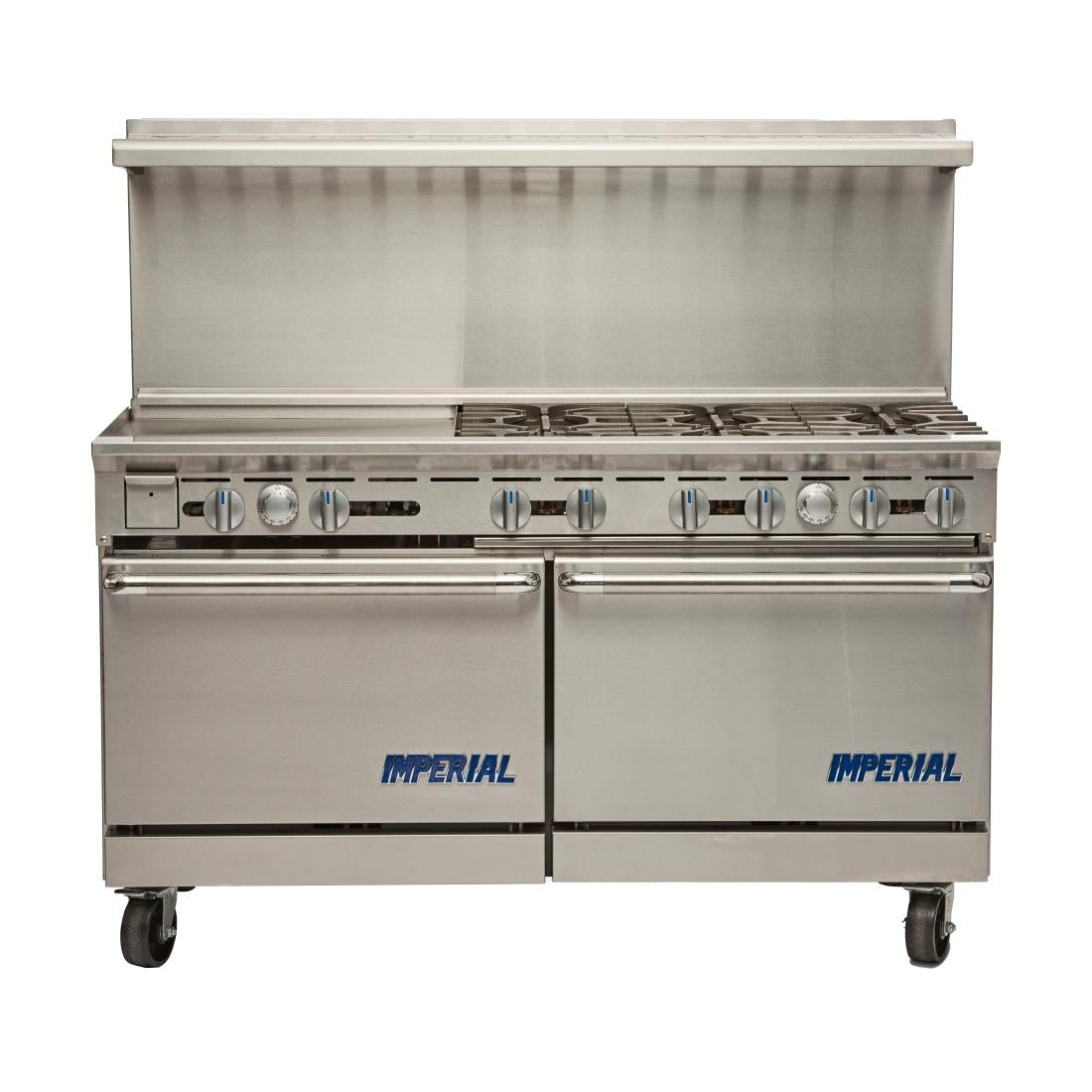Imperial 6 Burner Oven Range with Griddle LPG IR-6-G24 - CX913  Imperial   