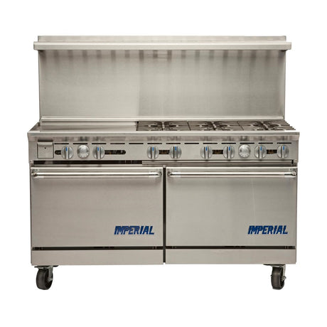 Imperial 6 Burner Oven Range with Griddle LPG IR-6-G24 - CX913  Imperial   