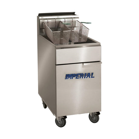 Imperial Freestanding Single Tank Tube Fired Fryer LPG IFS-75 - CX918  Imperial   