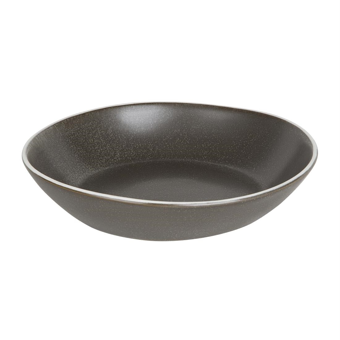 Olympia Chia Charcoal Coupe Bowl 220mm 8.5" (Box 4) - CX958 Bowls Olympia