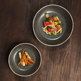 Olympia Chia Charcoal Coupe Bowl 220mm 8.5" (Box 4) - CX958 Bowls Olympia