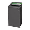 Rubbermaid Configure Recycling Bin with Mixed Recycling Label Green 87Ltr - CX961  Rubbermaid   