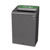 Rubbermaid Configure Recycling Bin with Mixed Recycling Label Green 125Ltr - CX962  Rubbermaid   