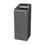 Rubbermaid Configure Recycling Bin with Landfill Label Black 57Ltr - CX969  Rubbermaid   
