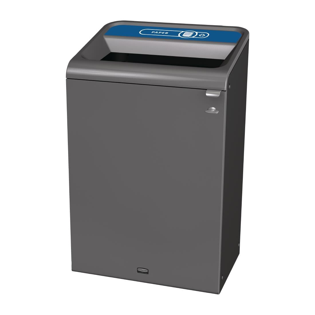 Rubbermaid Configure Recycling Bin with Paper Recycling Label Blue 125L - CX977  Rubbermaid   