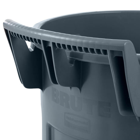 Rubbermaid Wheeled Brute Recycling Bin Grey 167L - CX982  Brute   