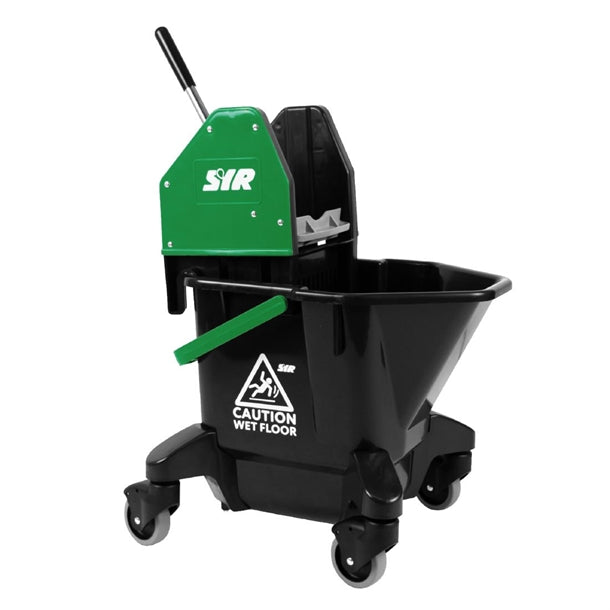 SYR TC20-R Kentucky Mop Bucket and Wringer 13L Green - CX995  Scot Young   