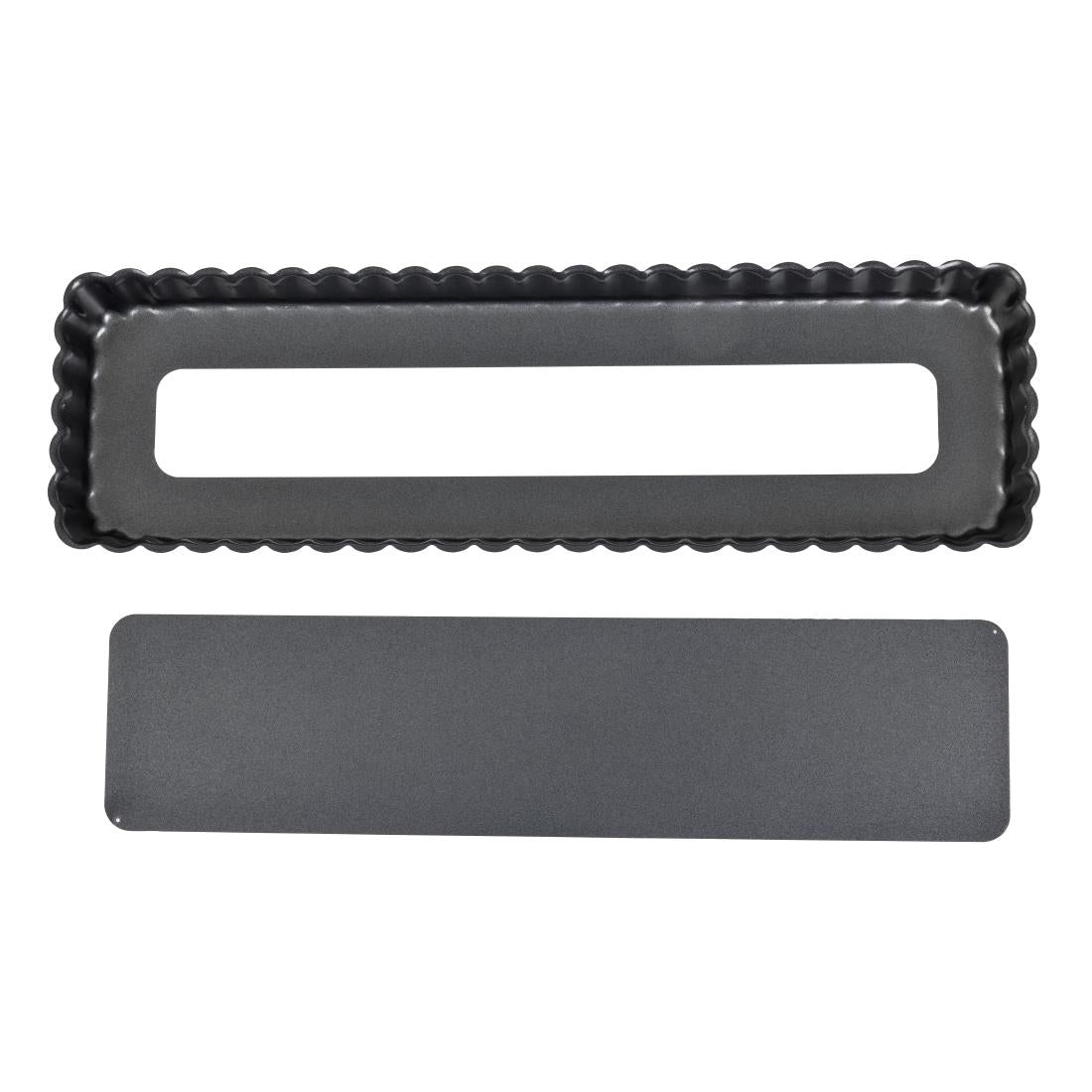 De Buyer Non-Stick Rectangular Tart Mould With Removable Base 36 cm - CY117  De Buyer   