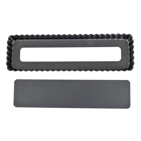 De Buyer Non-Stick Rectangular Tart Mould With Removable Base 36 cm - CY117  De Buyer   