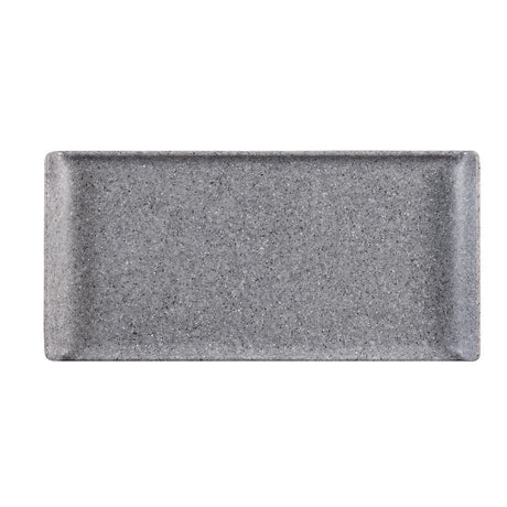 Churchill Melamine Rectangular Trays Granite 300mm (Pack of 6) - CY771  Churchill   