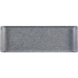 Churchill Melamine Rectangular Trays Granite 560mm (Pack of 4) - CY773  Churchill   