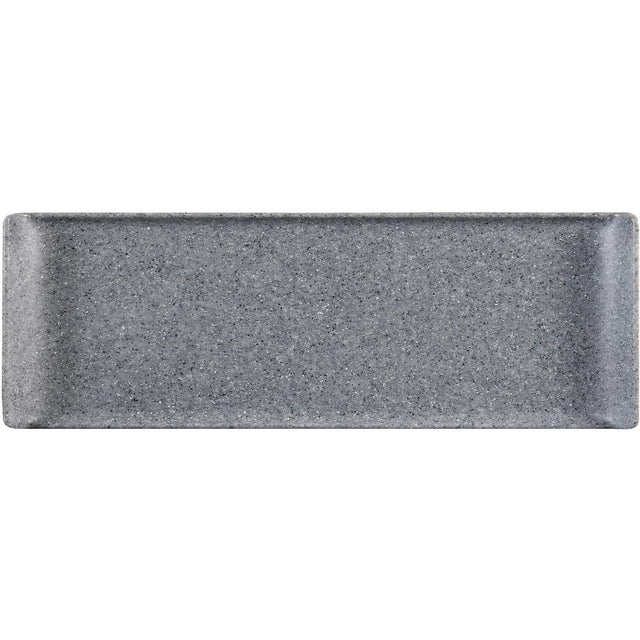 Churchill Melamine Rectangular Trays Granite 560mm (Pack of 4) - CY773  Churchill   