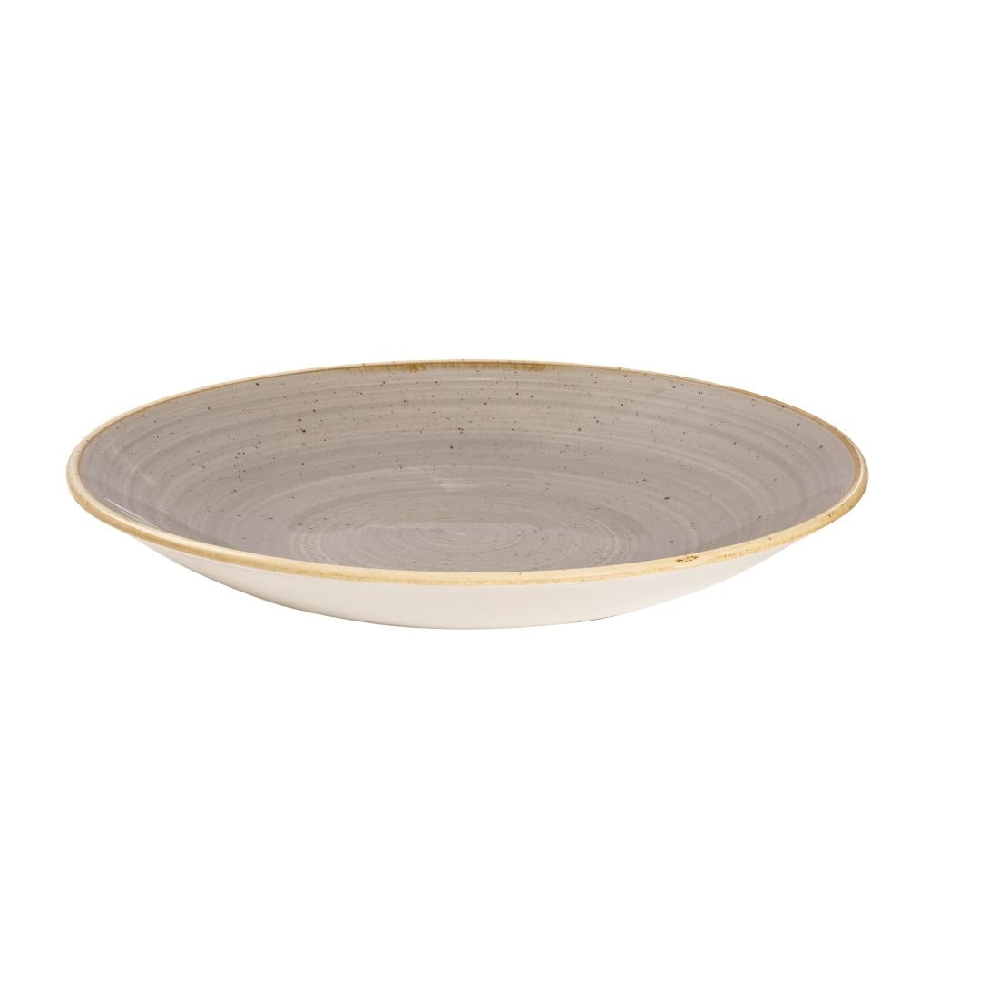 Churchill Stonecast Deep Coupe Plates Grey 255mm (Pack of 12) - CY826 Plates Churchill