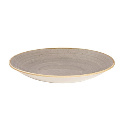 Churchill Stonecast Deep Coupe Plates Grey 255mm (Pack of 12) - CY826 Plates Churchill