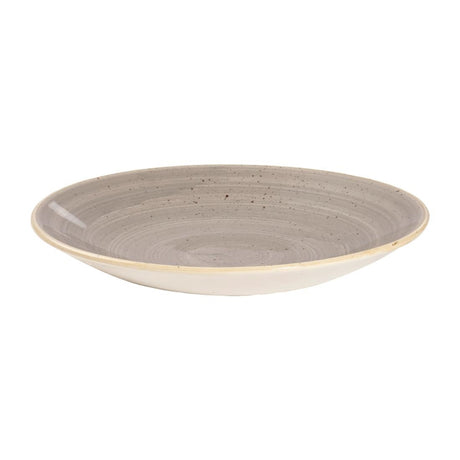 Churchill Stonecast Deep Coupe Plates Grey 225mm (Pack of 12) - CY827 Plates Churchill