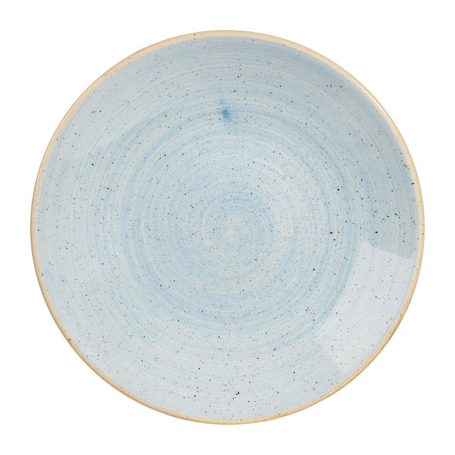 Churchill Stonecast Deep Coupe Plates Duck Egg Blue 281mm (Pack of 12) - CY830 Plates Churchill